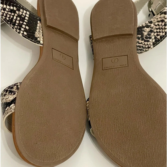 Sun + Stone Snake Adjustable Ankle Strap Sandals size 7 - Picture 6 of 10